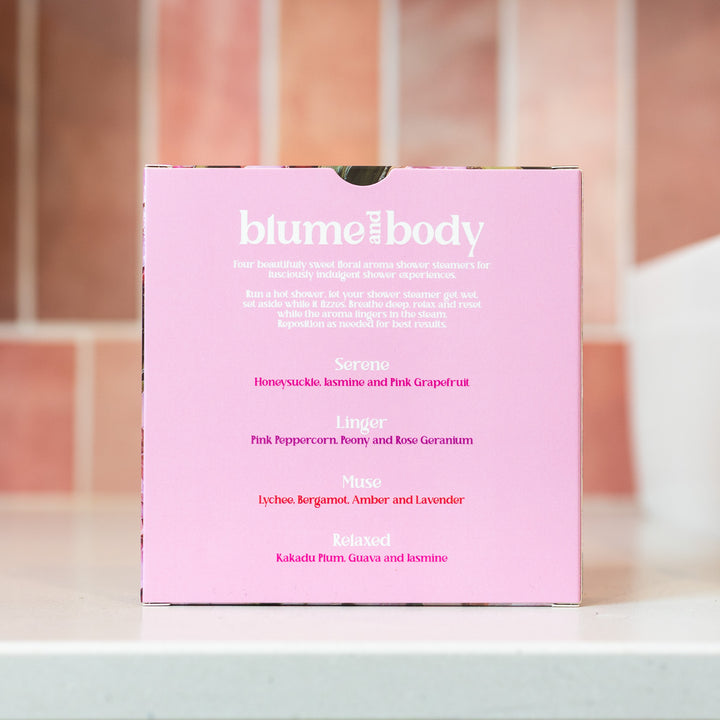 HONEY BLUMES Shower Steamer Four Pack