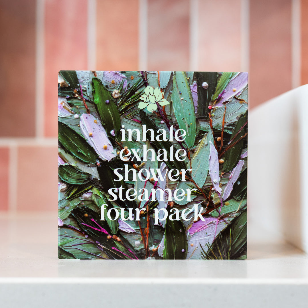 INHALE EXHALE Shower Steamer Four Pack