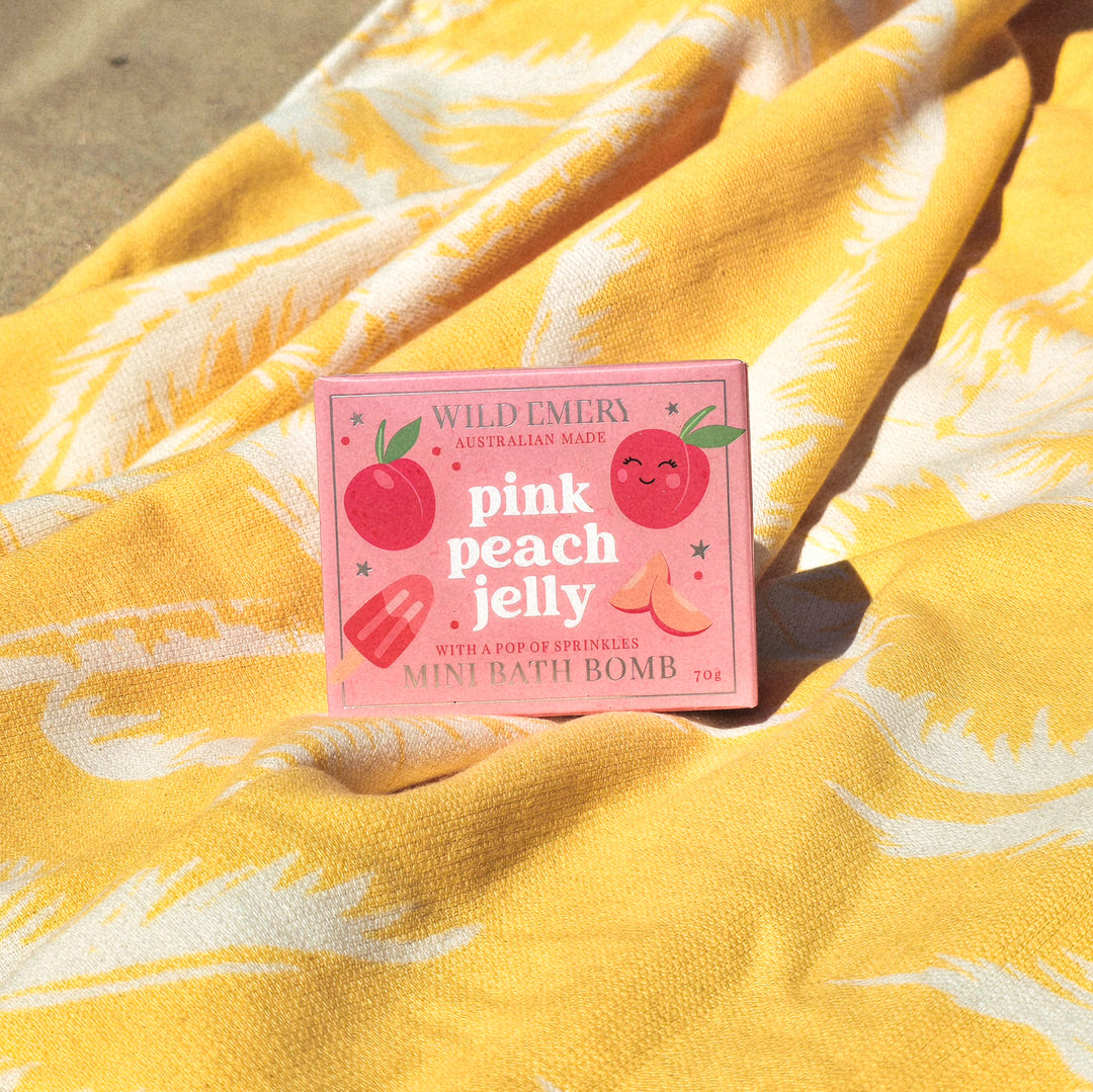 Pink Peach Jelly Mini Bath Bomb