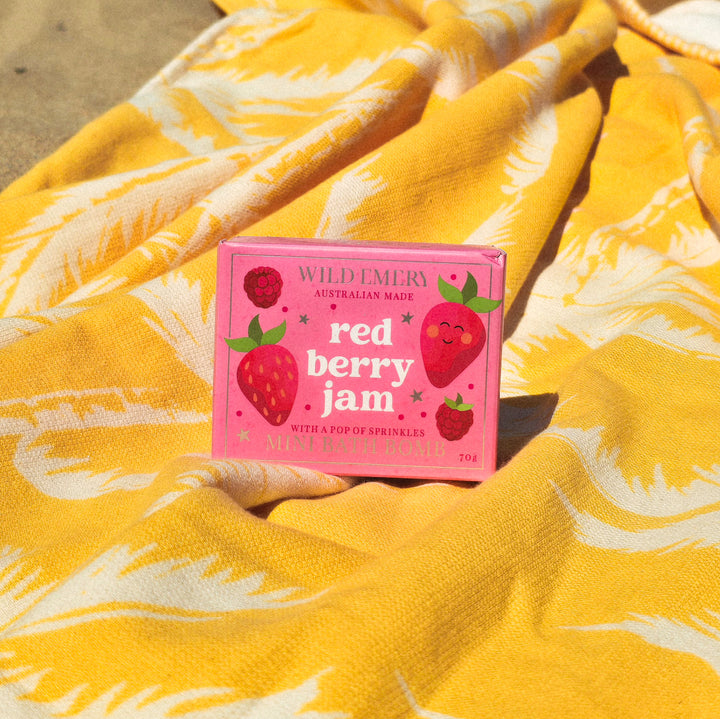 Red Berry Jam Mini Bath Bomb