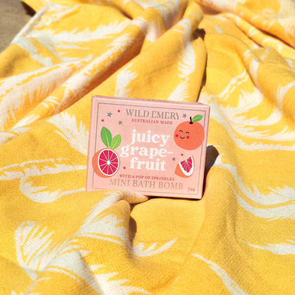 Juicy Grapefruit Mini Bath Bomb