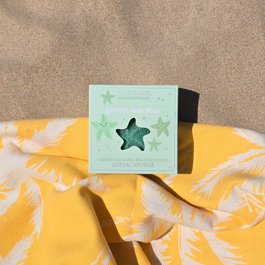 Green Sea Star Konjac Sponge