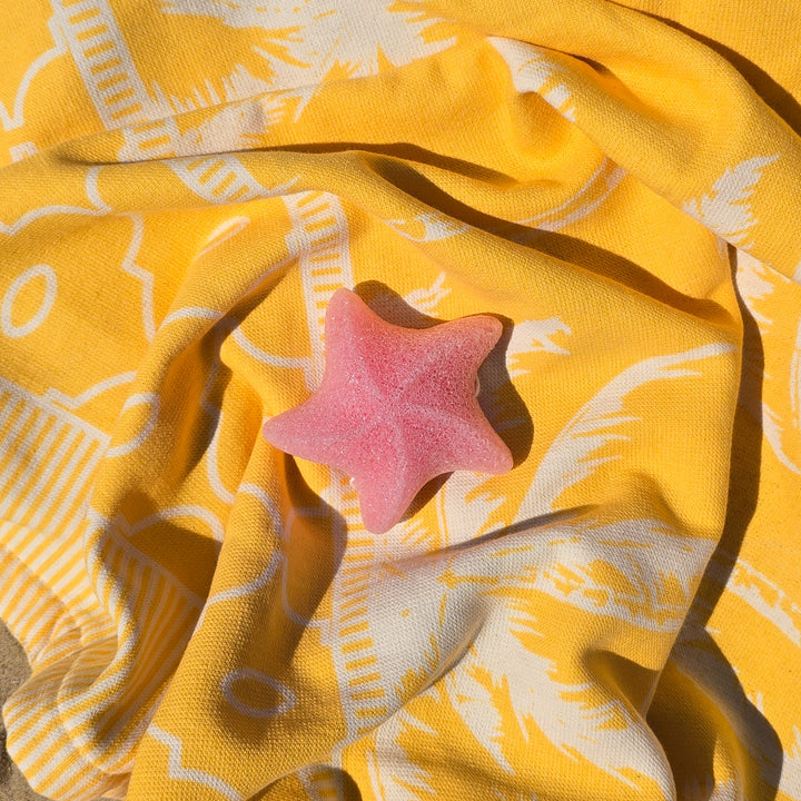 Pink Sea Star Konjac Sponge