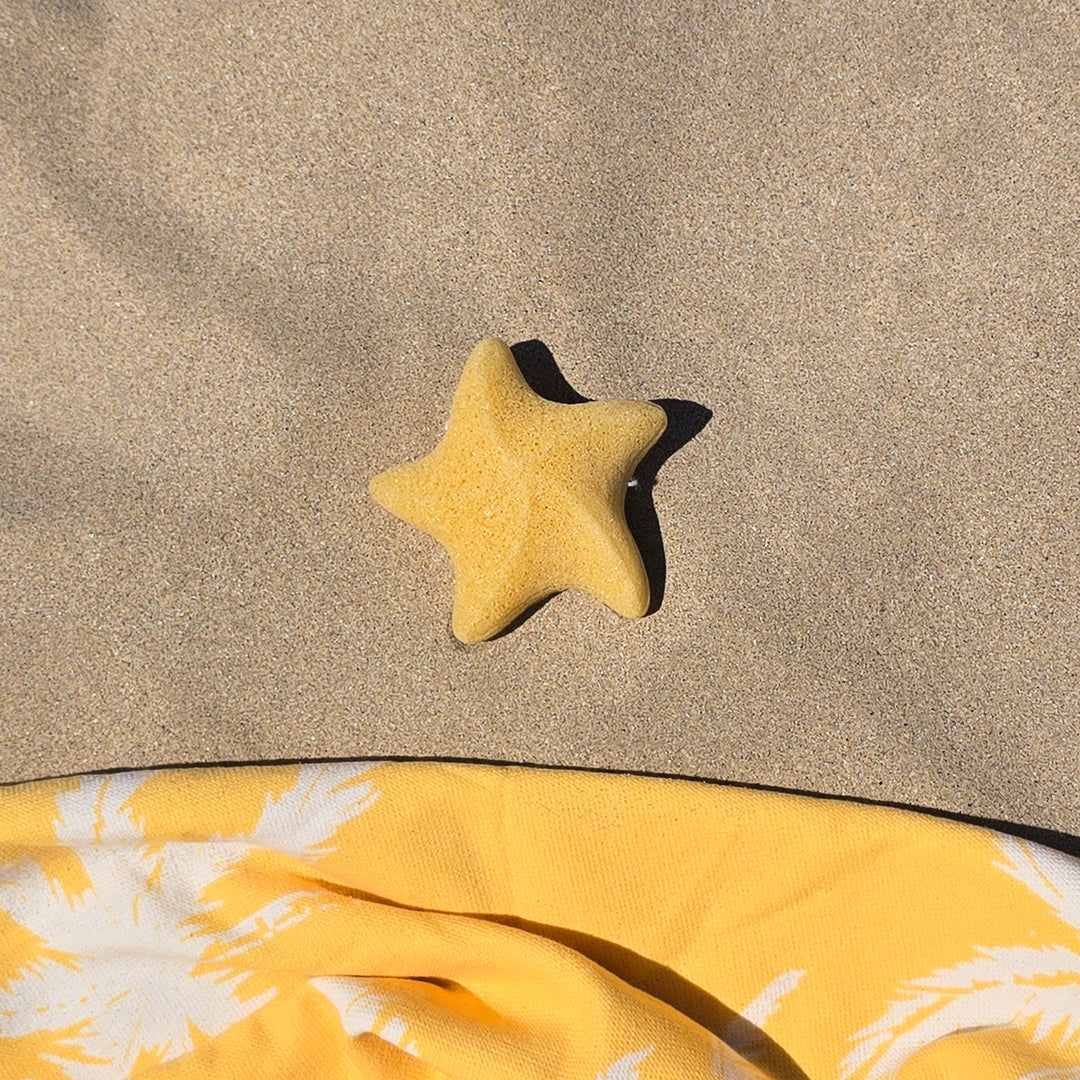 Yellow Sea Star Konjac Sponge
