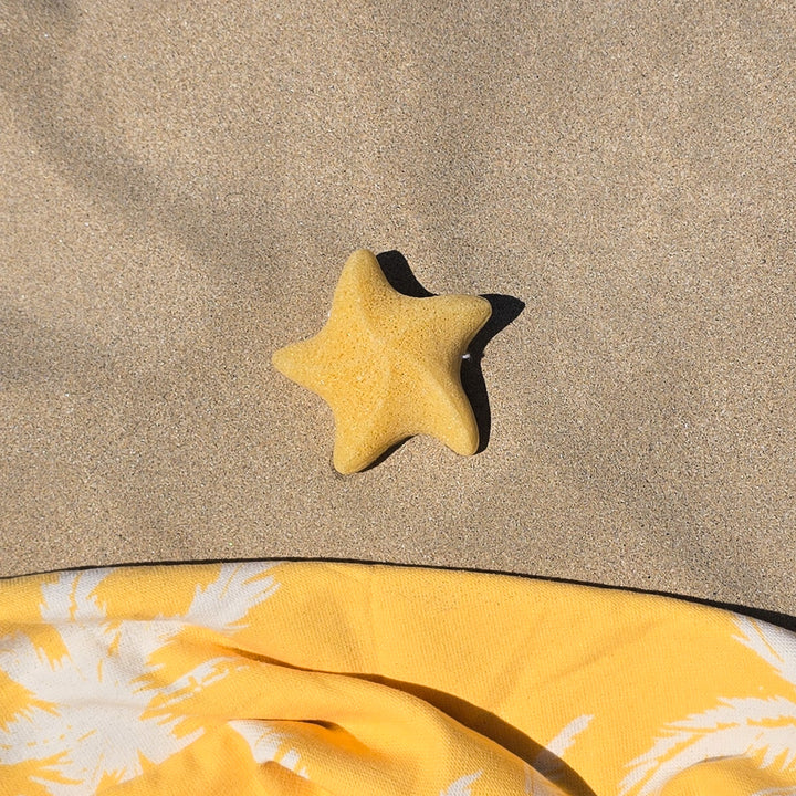 Yellow Sea Star Konjac Sponge