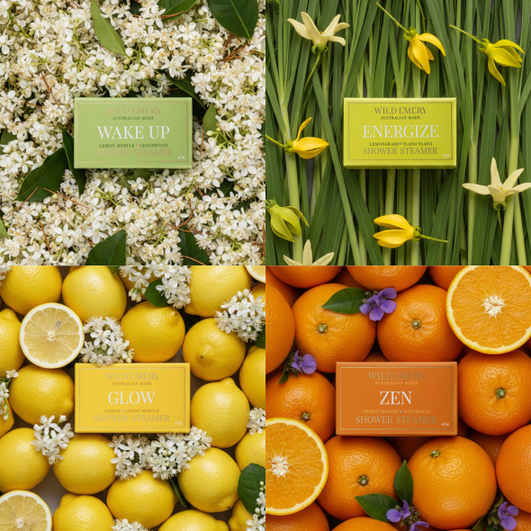 Citrus Sunrise Shower Steamer Four Pack