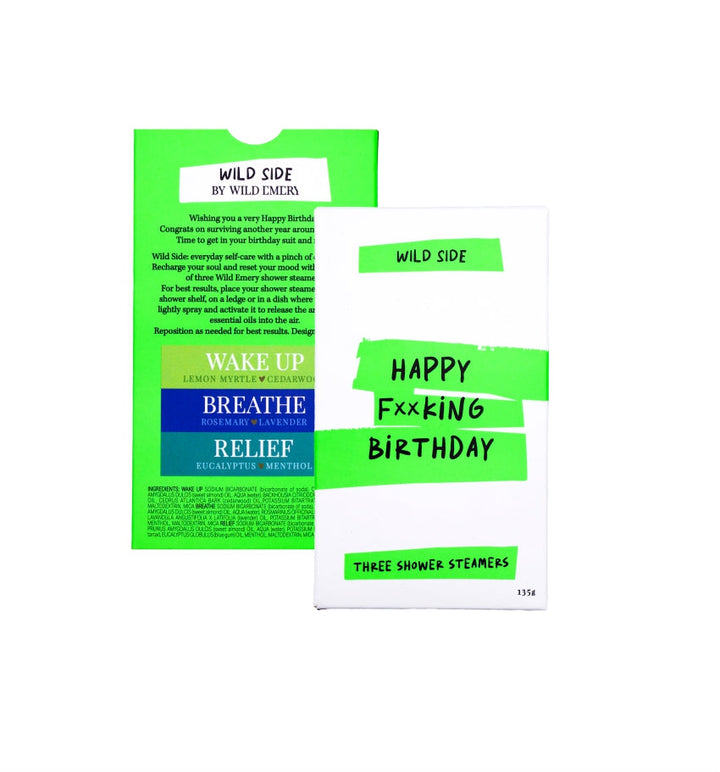 Happy F**king Birthday Shower Steamer Three Pack