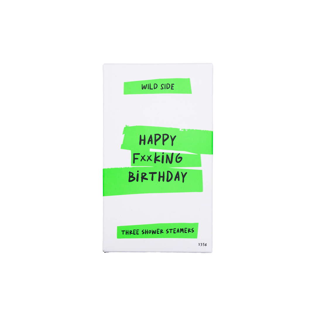 Happy F**king Birthday Shower Steamer Three Pack