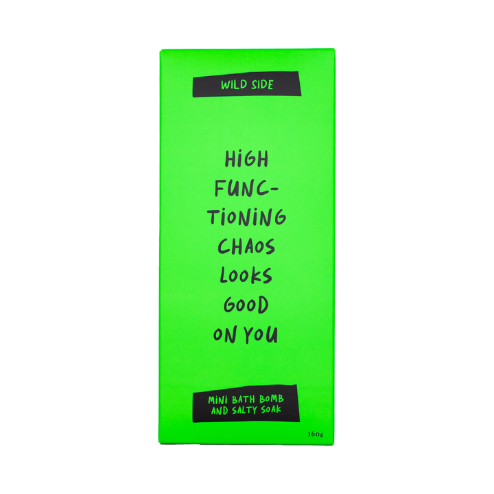 High Functioning Chaos Looks Good On You Mini Bath Bomb And Salty Soak