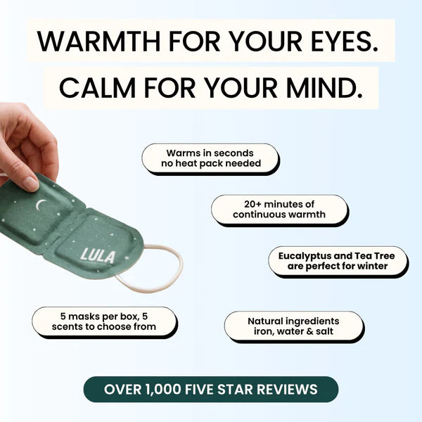 Single LULA Self-Warming Eye Mask Eucalyptus