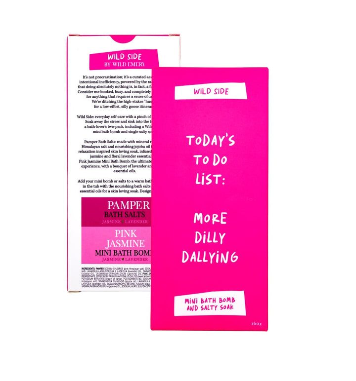 Todays To Do List: More Dilly Dallying Mini Bath Bomb And Salty Soak
