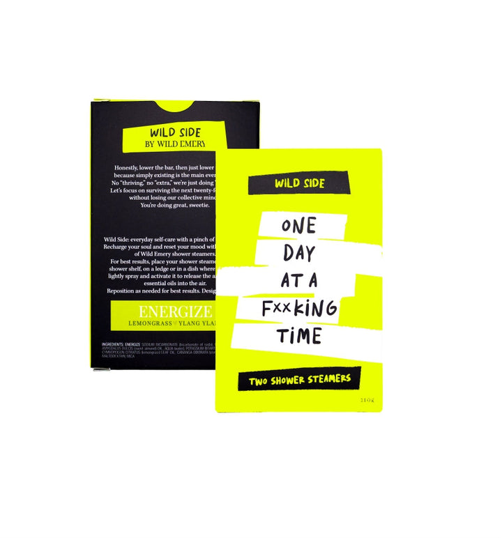 One Day At A F**king Time Shower Steamer Two Pack