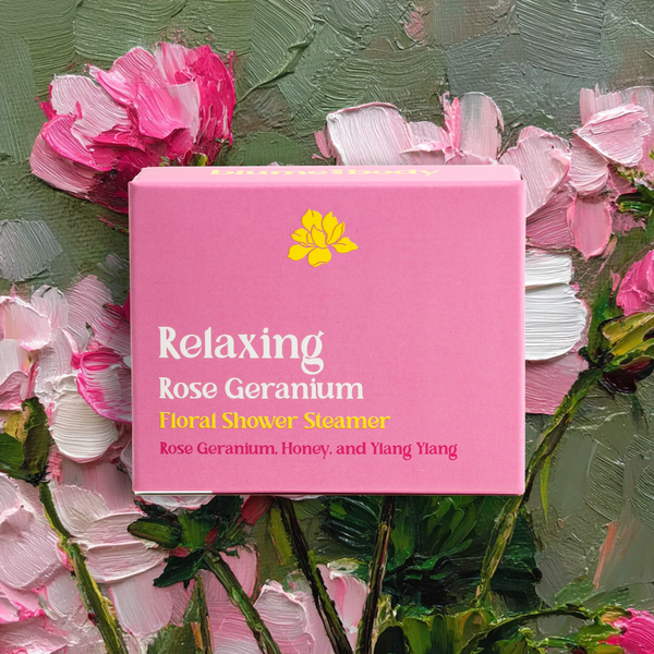 Relaxing Rose Geranium Shower Steamer