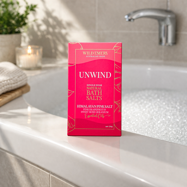 Unwind Single Soak Natural Bath Salts