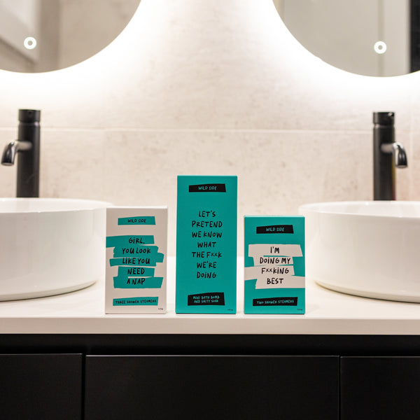Let's Pretend We Know What The F**k We're Doing Mini Bath Bomb And Salty Soak