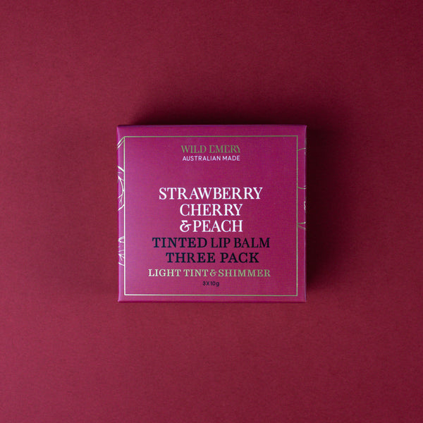 Tinted Lip Balm Three Pack