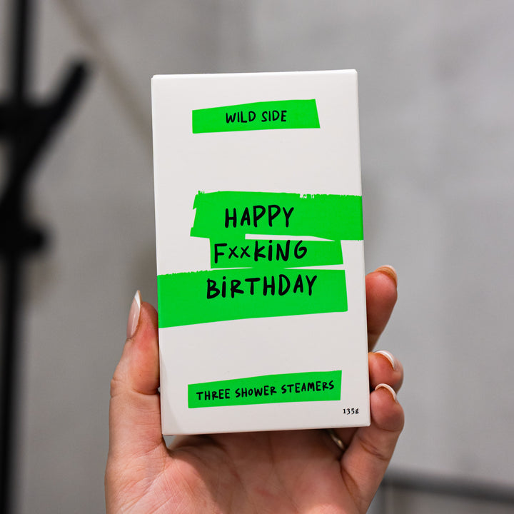 Happy F**king Birthday Shower Steamer Three Pack
