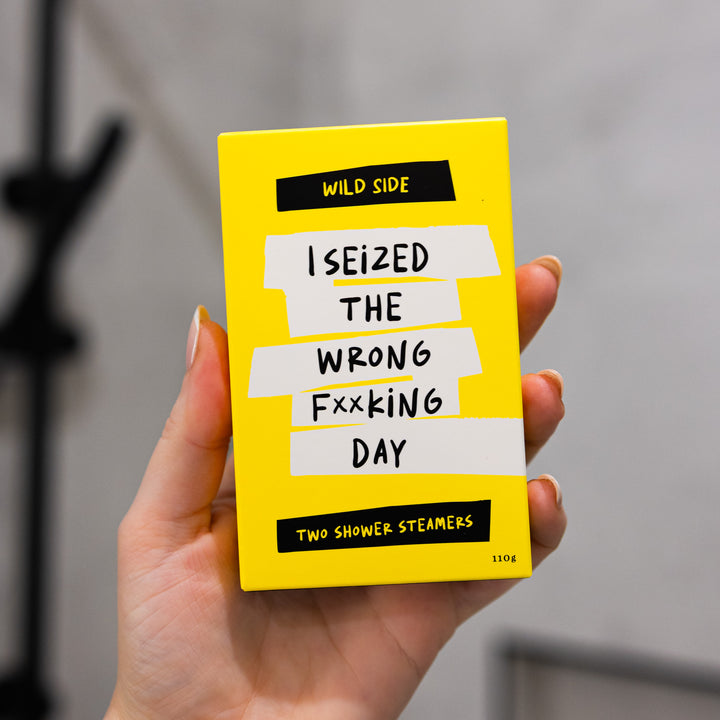 I Seized The Wrong F**king Day Shower Steamer Two Pack