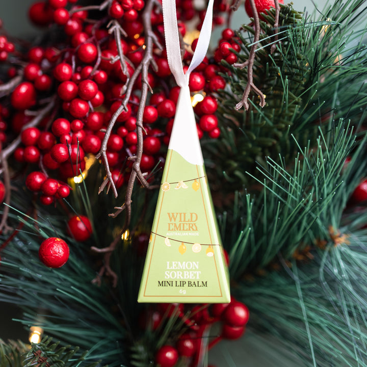 Lemon Sorbet Mini Lip Balm Ornament