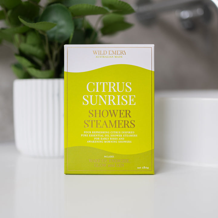 Citrus Sunrise Shower Steamer Four Pack