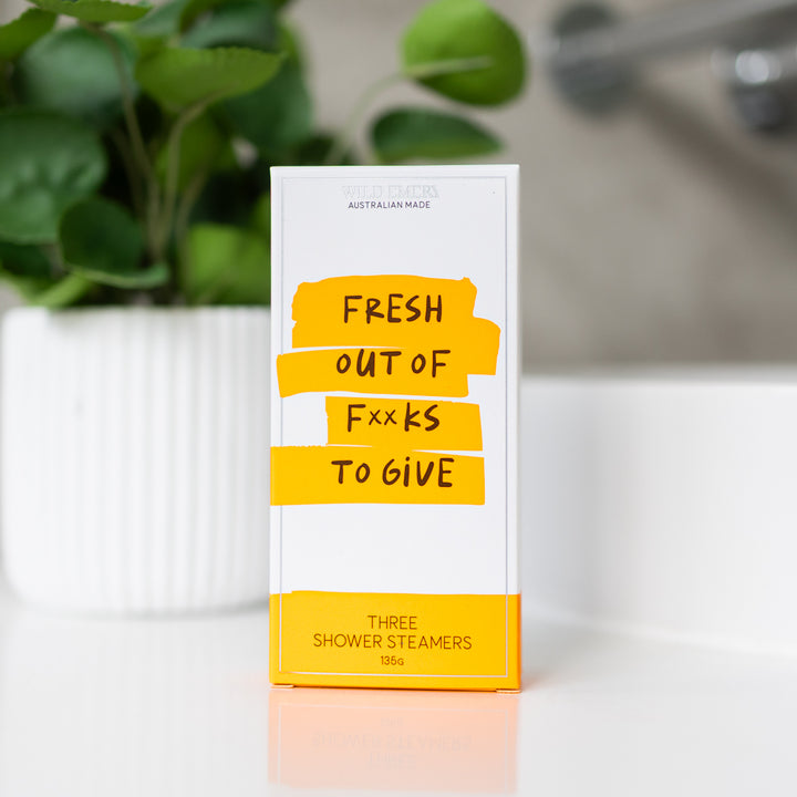 Fresh Out Of F*cks To Give - Shower Steamer 3 Pack