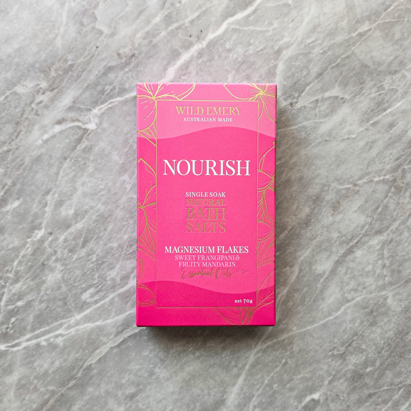 Nourish Single Soak Natural Bath Salts