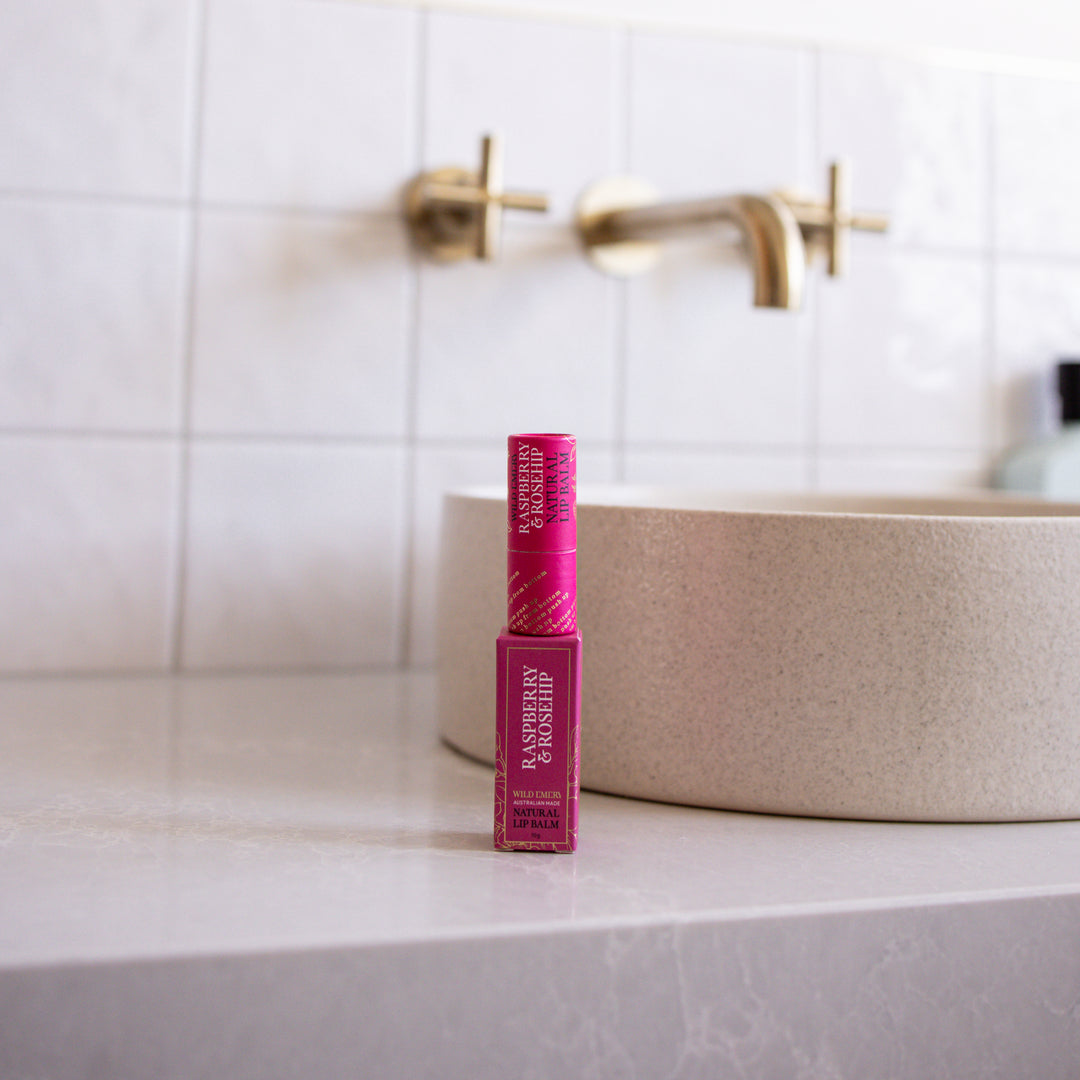 Raspberry & Rosehip Natural Lip Balm