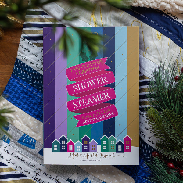 Cool And Clear 12 Days of Christmas Shower Steamer Advent Calendar