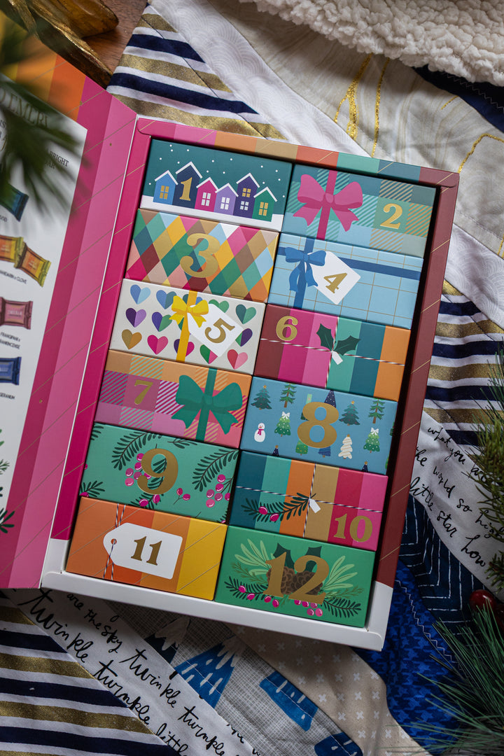Warm And Bright 12 Days of Christmas Shower Steamer Advent Calendar