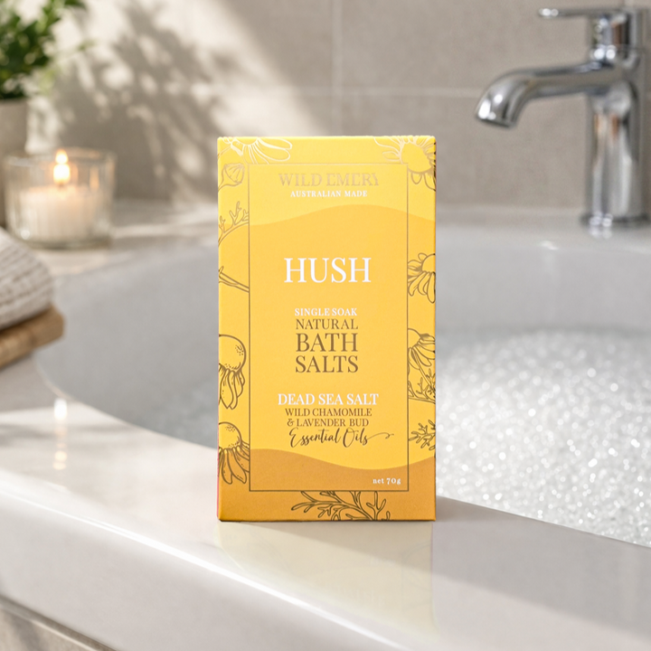 Hush Single Soak Natural Bath Salts