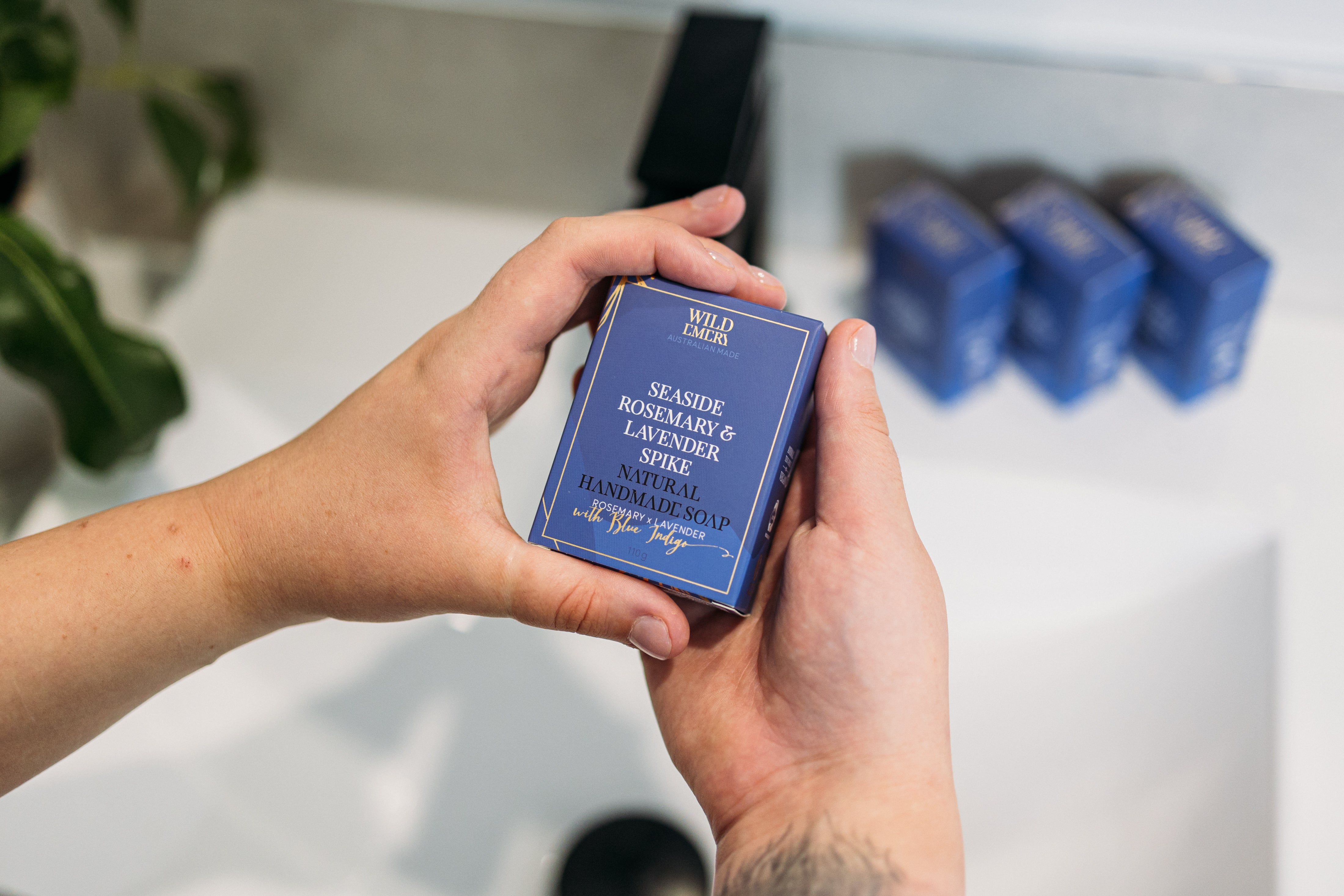 Seaside Rosemary & Lavender Spike Natural Handmade Soap – Wild Emery