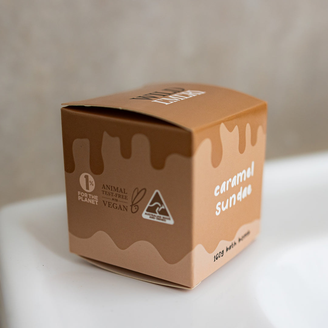 Caramel Sundae Cube Bath Bomb