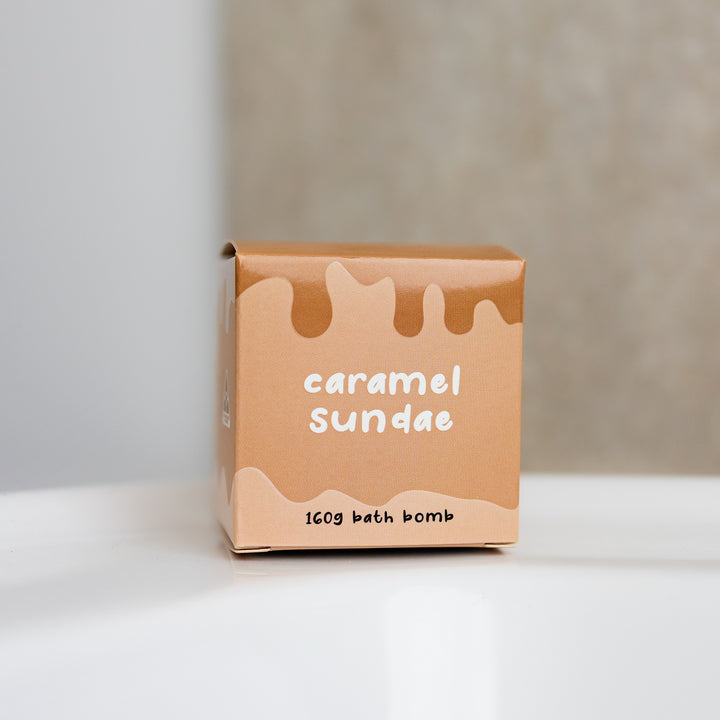 Caramel Sundae Cube Bath Bomb