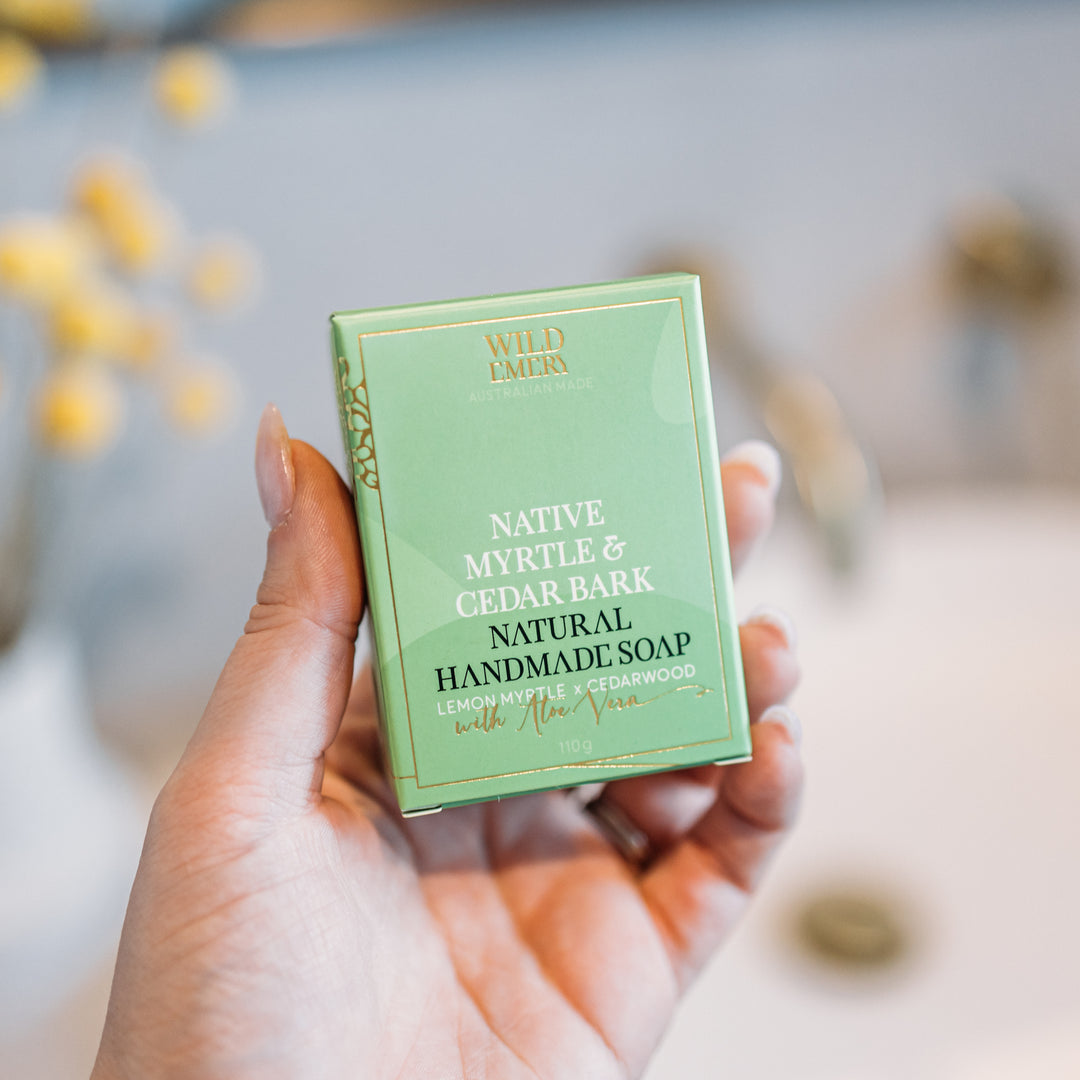 Native Colleted Soaps Native Myrtle & Cedar Bark Natural Handmade Soap – Wild Emery
