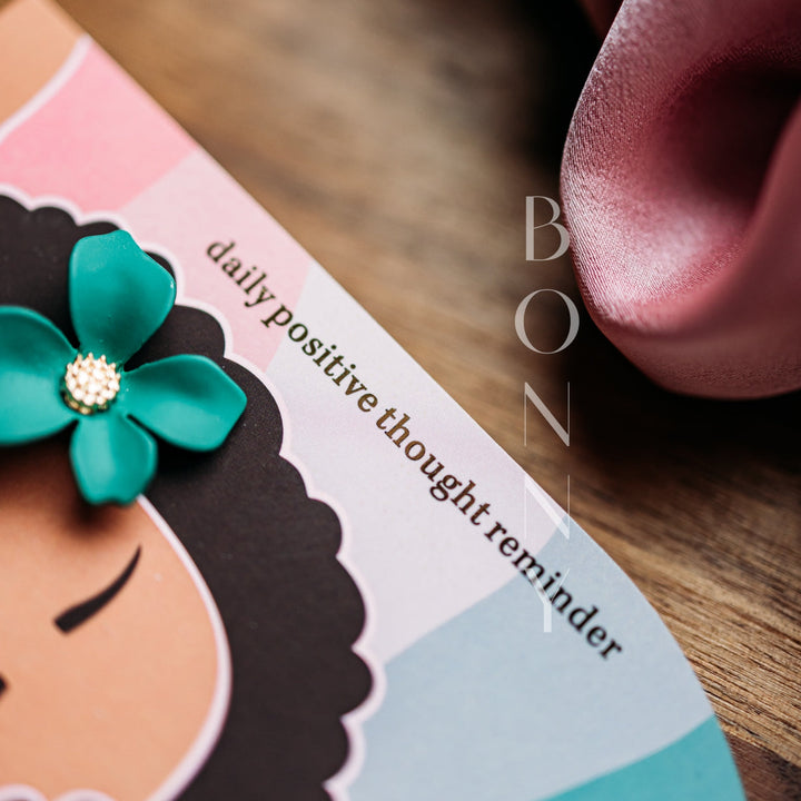 Emerald MARGOT Earrings + Positive Affirmation Card