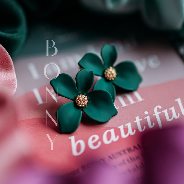Emerald MARGOT Earrings + Positive Affirmation Card