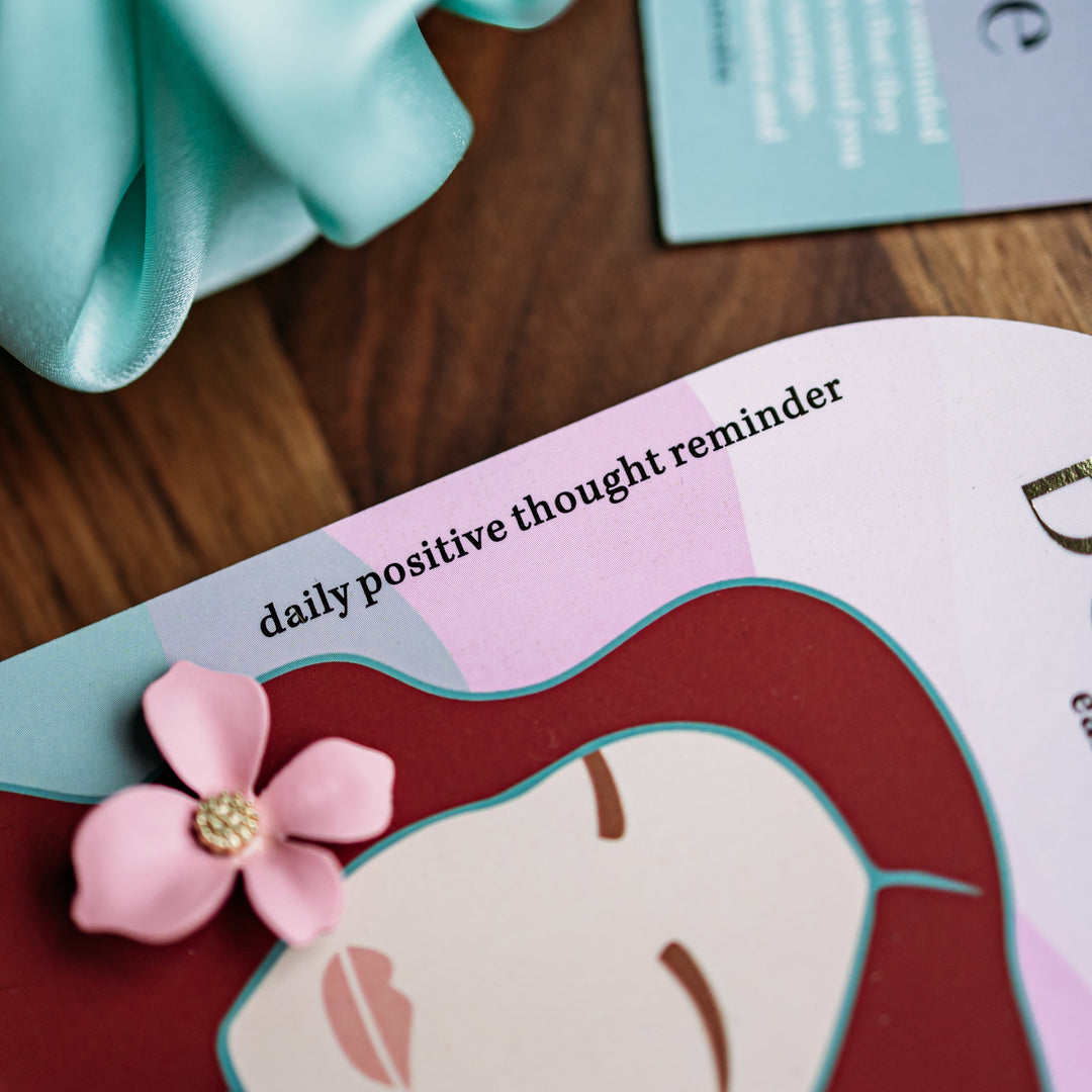 Pink WILLA Earrings + Positive Affirmation Card