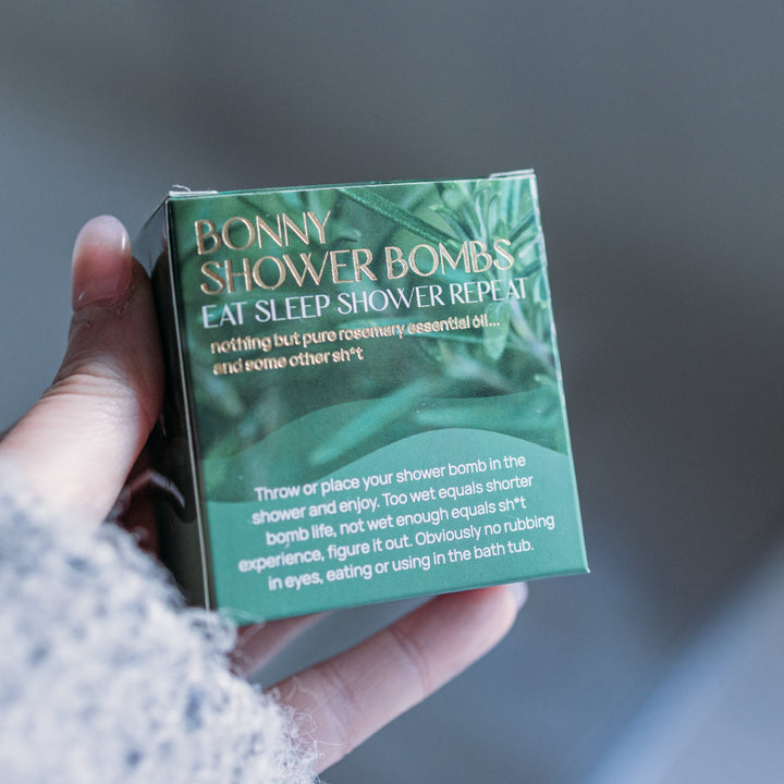 Eat Sleep Shower Repeat (Rosemary Menthol) Shower Bombs